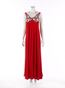 An item from Dalida’s wardrobe on exhibition at Palais Galleria