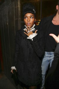 Janele Monae at the I Love Coco: Backstage Beauty Lounge.