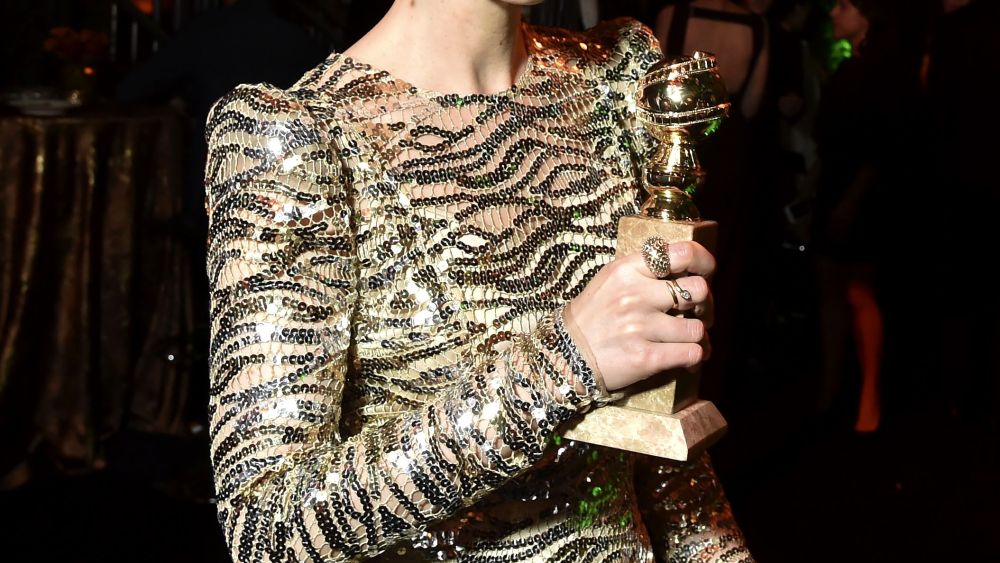 Natalie Portman, John Travolta Mingle at Fox Golden Globes 2017 Party