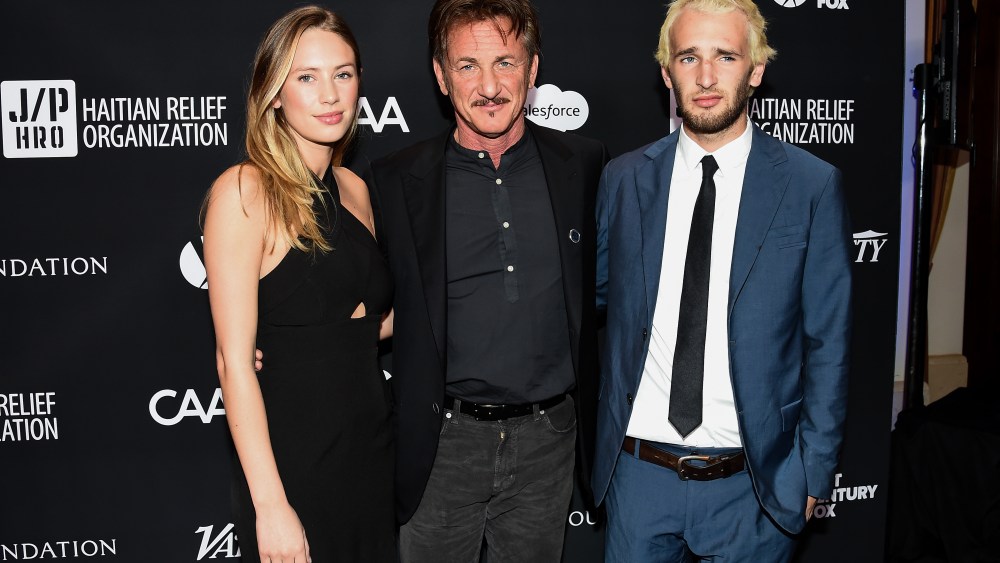 Dylan Penn, Sean Penn and Hopper Penn