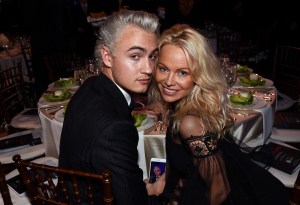 Brandon Thomas Lee and Pamela Anderson Haiti Rising Gala