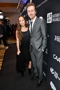 Shauna Robertson and Edward Norton Haiti Rising Gala