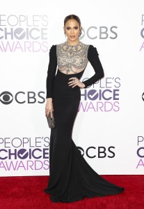Jennifer Lopez in Reem Acra Peoples Choice Awards 2017
