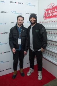 Matt Spicer and O'Shea Jackson, Jr. at the "Ingrid Goes West" party Sundance 2017