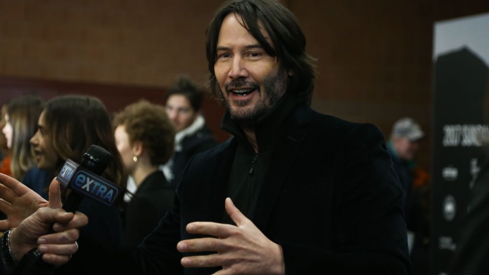 Keanu Reeves at the "To the Bone'"premiere