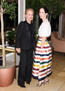 Carolina and Patricia Herrera Harper's Bazaar 150 Most Fashionable Women party