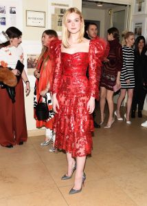 Elle Fanning Harper's Bazaar 150 Most Fashionable Women party