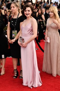 Maisie Williams in Charlie Brear SAG Awards Fashion 2017
