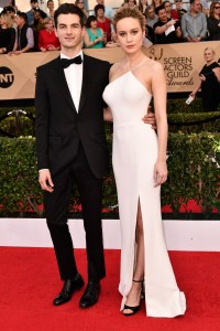 Alex Greenwald and Brie Larson in Jason Wu SAG Awards Fashion 2017