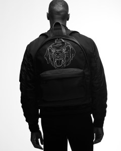 A look from Riccardo Tisci's limited capsule collection "The Rottweiler."