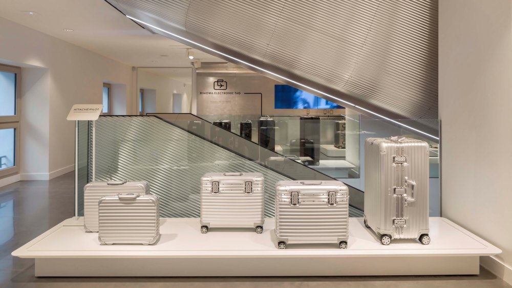 The Rimowa flagship in Paris