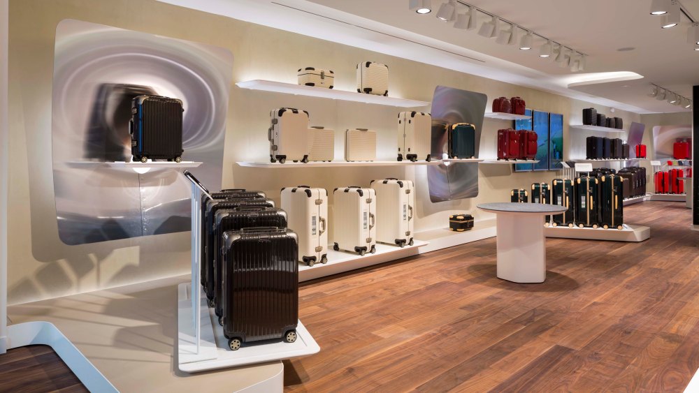 The Rimowa flagship in Paris