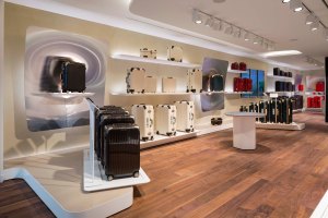 The Rimowa flagship in Paris