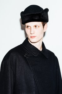 Backstage at Robert Geller Men’s Fall 2017