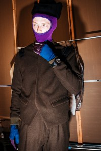 Backstage at Robert Geller Men’s Fall 2017