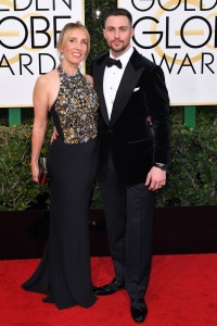 Golden Globes 2017: Sam Taylor Johnson and Aaron Taylor Johnson