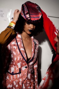 Backstage at Sibling Men's Fall 2017