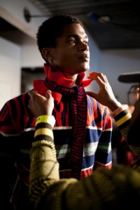 Backstage at Sibling Men's Fall 2017