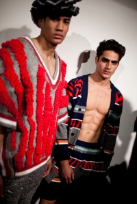Backstage at Sibling Men's Fall 2017