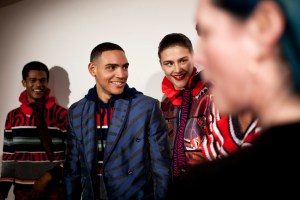 Backstage at Sibling Men's Fall 2017