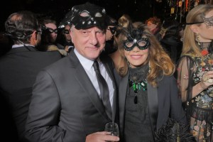 Sidney Toledano and Marisa Berenson Dior Masked Ball Fashion Week Haute Couture Spring 2017