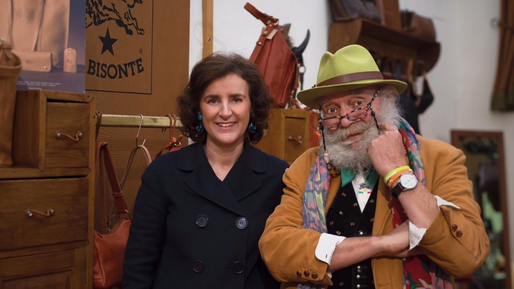 Il Bisonte's new ceo Sofia Ciucchi with founder Wanny Di Filippo.