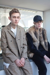 Backstage at Sunnei Men's Fall 2017