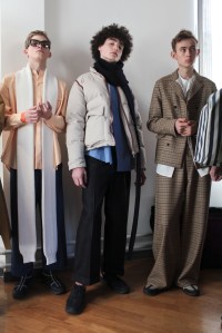 Backstage at Sunnei Men's Fall 2017