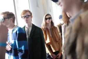 Backstage at Sunnei Men's Fall 2017