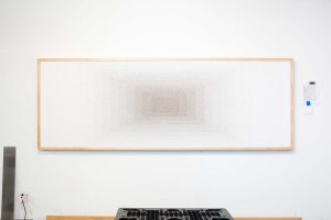 A piece by Tara Donovan.