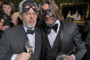 Thomas Lenthal and Frédéric Beigbeder Dior Masked Ball Fashion Week Haute Couture Spring 2017