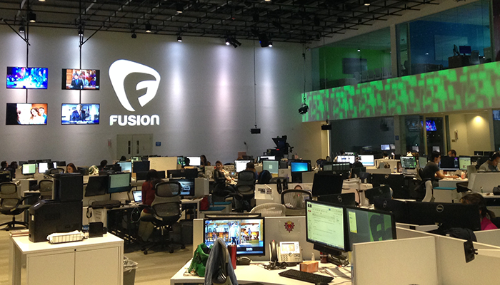 Fusion's newsroom