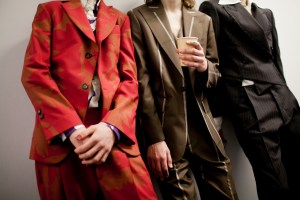 Backstage at Vivienne Westwood Fall 2017