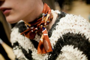 Backstage at Vivienne Westwood Fall 2017