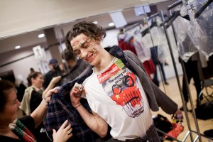 Backstage at Vivienne Westwood Fall 2017