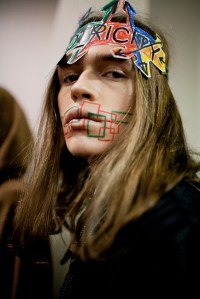 Backstage at Vivienne Westwood Fall 2017