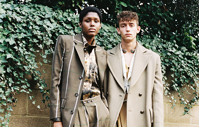 Looks from the Vivienne Westwood unisex collection.