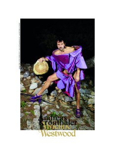 A visual of the Vivienne Westwood spring 2017 advertising campaign