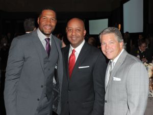 Michael Strahan, Marvin Ellison, and John Tighe
