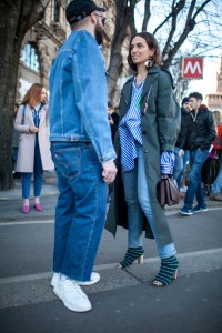 Street style at Milan Fashion Week fall 2017