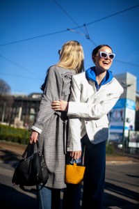 Street style at Milan Fashion Week fall 2017