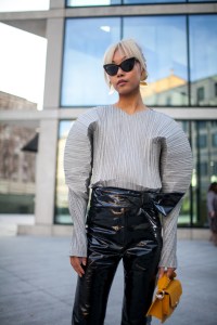Street style at Milan Fashion Week fall 2017