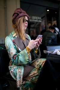 Street style at Milan Fashion Week fall 2017