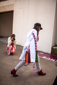 Street style at Milan Fashion Week fall 2017