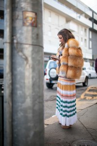 Street style at Milan Fashion Week fall 2017