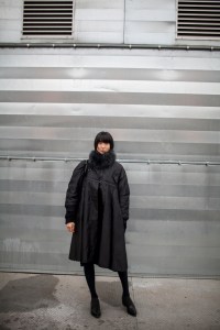 Street style at Milan Fashion Week fall 2017.