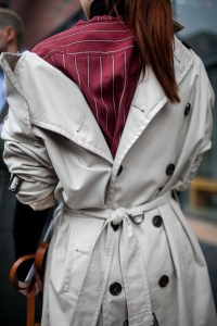 Street style at Milan Fashion Week fall 2017.