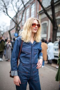 Street style at Milan Fashion Week fall 2017.