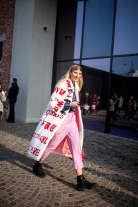 Milan Fashion Week fall 2017 street style