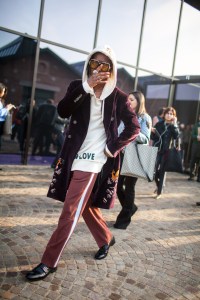 Milan Fashion Week fall 2017 street style